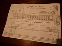 Drawing of Seven Rise Staircase Lock in France